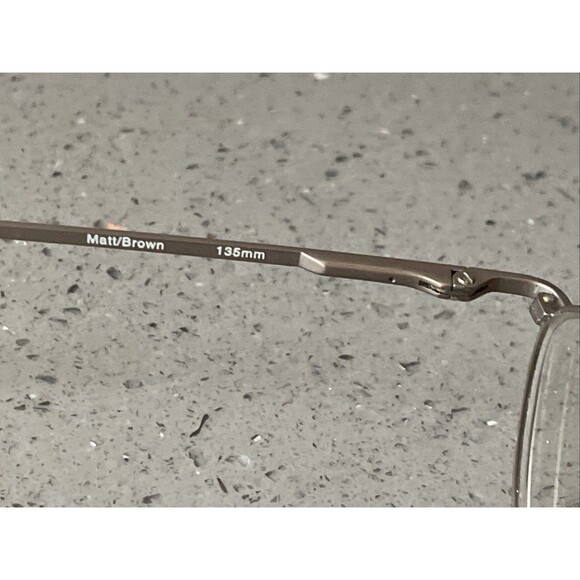 LATITUDE EYEWEAR EYEGLASSES FRAMES ONLY LE204 Matt/Brown 47-18-135 Full Rim Oval main image 4